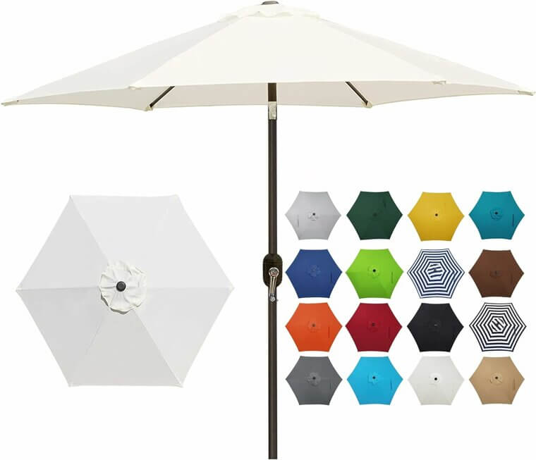 Create Resort Vibes with Blissun Patio Umbrella