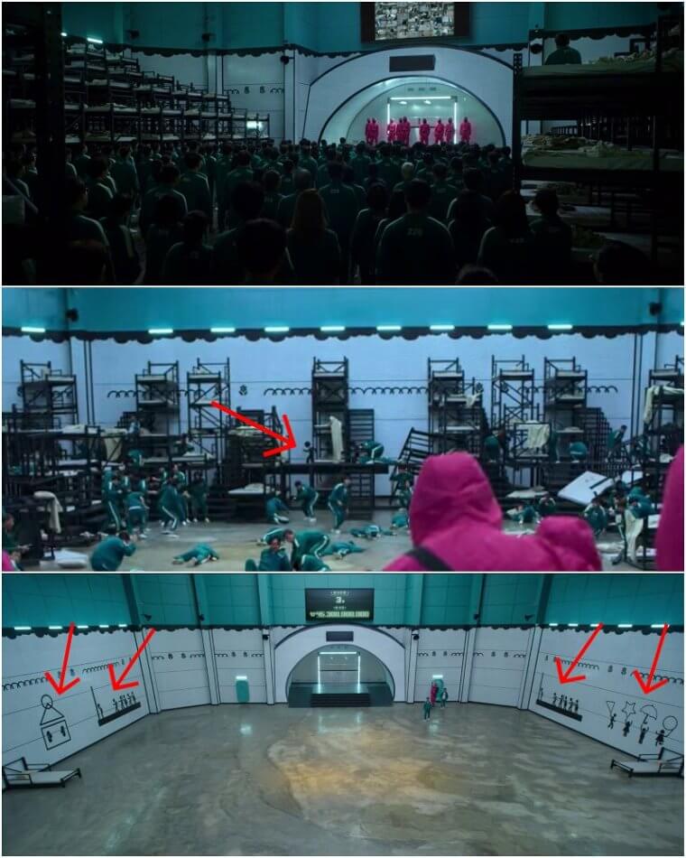 The games were listed on the walls the entire time