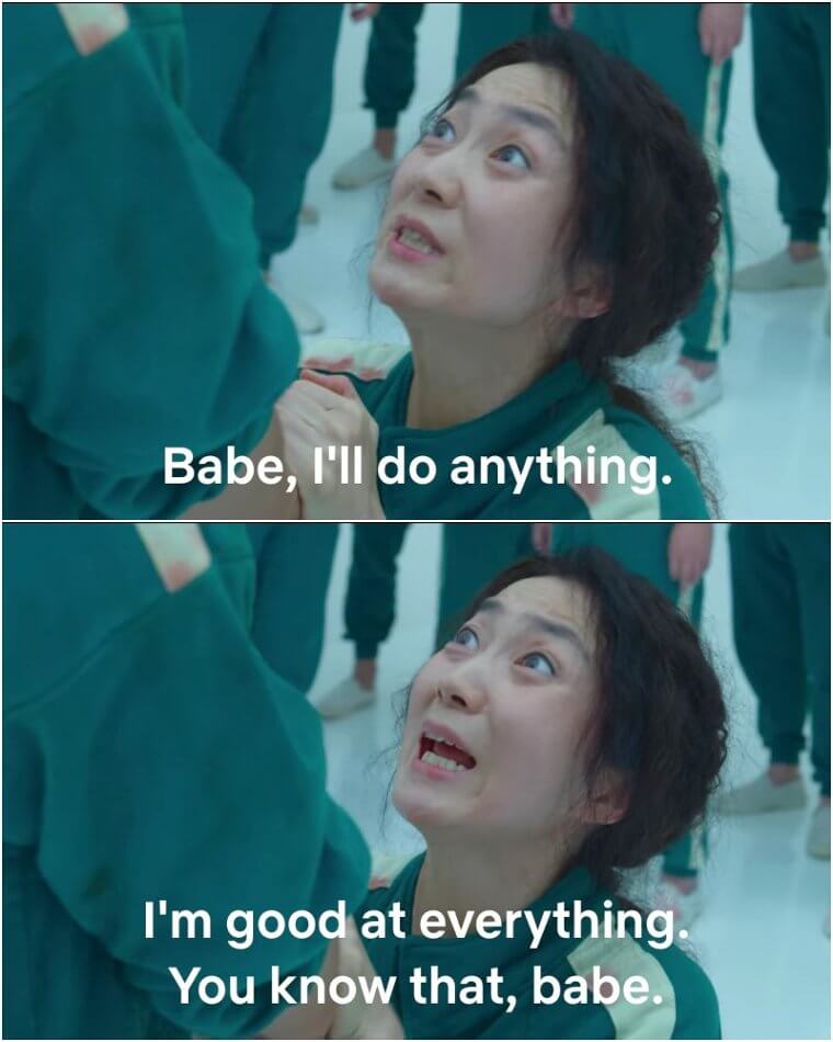 Mi-nyeo never called Deok-su "babe"