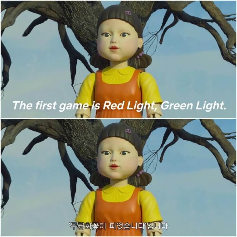 They weren't playing Red Light, Green Light