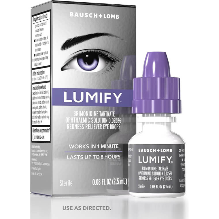 LUMIFY Eye Drops for Brighter, Whiter Eyes - Now 8% Off!