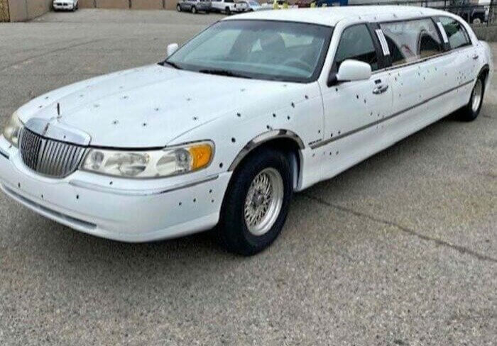 Bullet Riddled Limousine