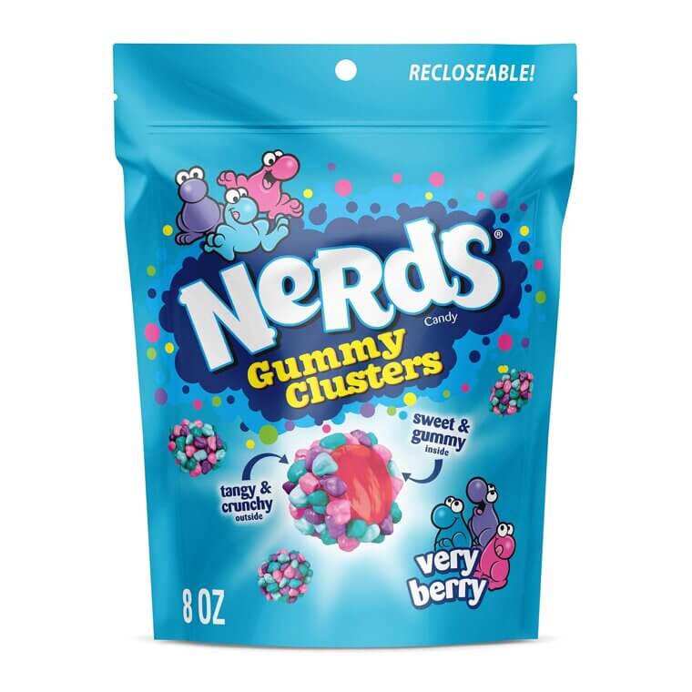 NERDS Gummy Clusters - Very Berry Crunchy & Gummy Delight - Now 28% Off!