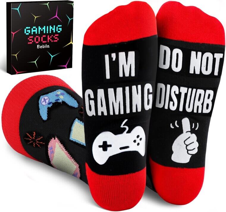 Bebila Gaming Socks - Perfect Gift for Him & Teens - Now 67% Off!