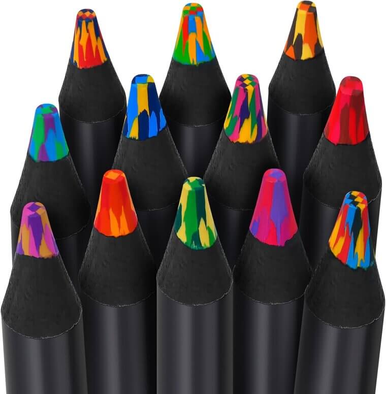 Rainbow Pencils - Perfect for Kids & Teens Art Fun - Now 19% Off!