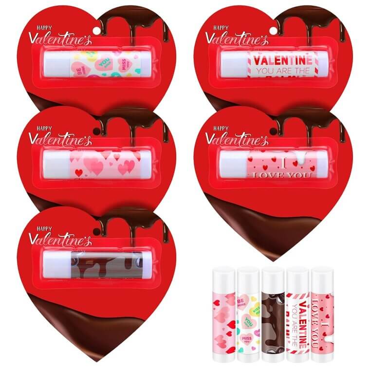 Valentine's Lip Balm Set - Perfect Gift for Her - Enjoy 44% Off!