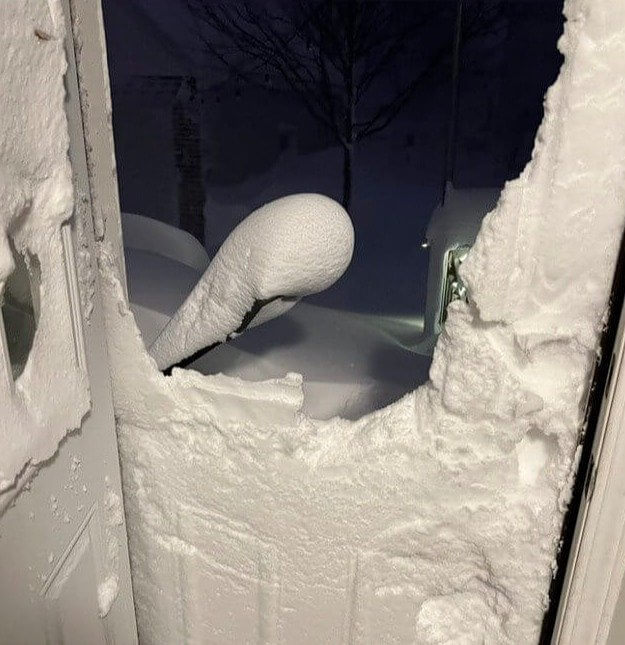 La plupart des endroits ne voient pas ce genre de chute de neige
