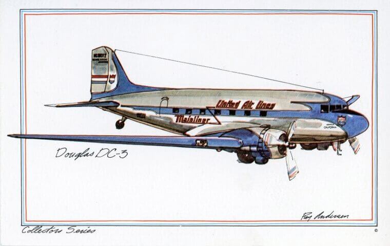 Postcards Provided in Every Seat Back