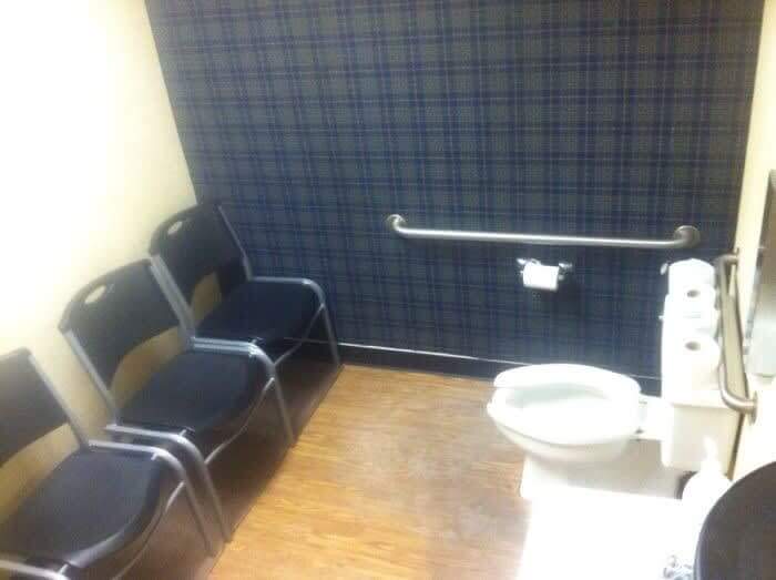 The Most Judgmental Bathroom Ever