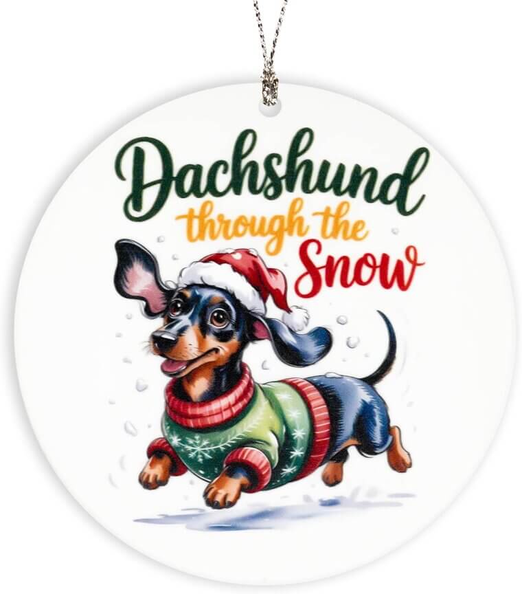 Dachshund Ornament - Perfect Gift for Pet Lovers 