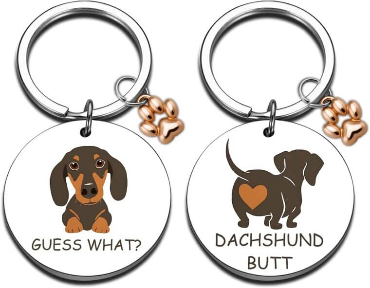 Dachshund Keychain Gift - Perfect for Dog Moms & Dads 