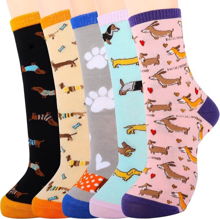 Jeasona Women's Socks: Cute & Funny Gift for Christmas & Birthdays 
