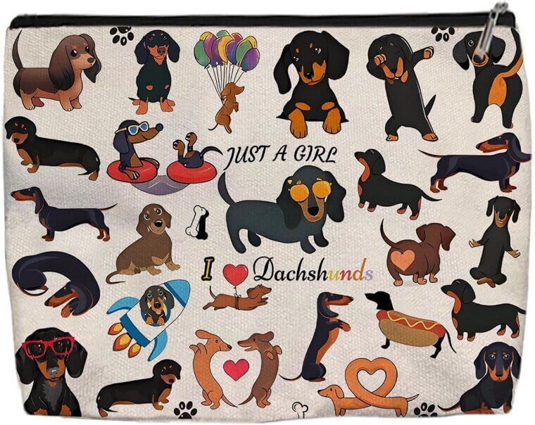 Dachshund Makeup Bag - Fun Travel Pouch for Every Occasion - Don’t Miss the 50% Discount!