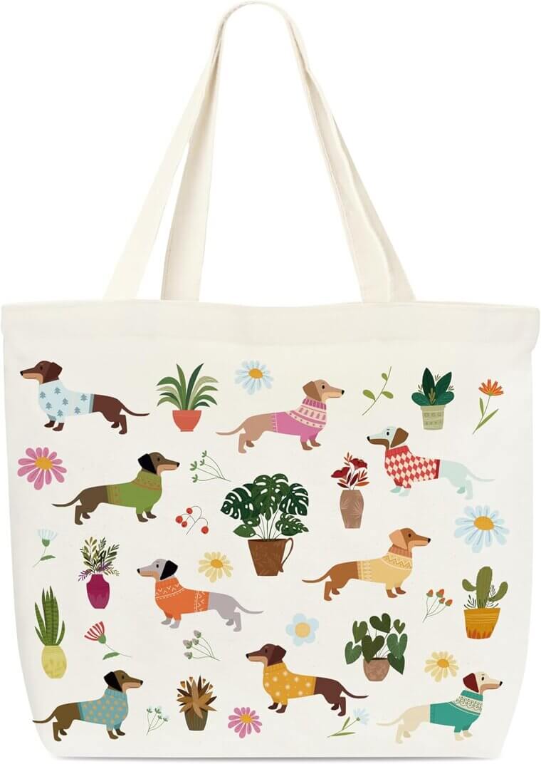 Dachshund Tote Bag - Perfect for Dog Lovers - Enjoy 15% Off!