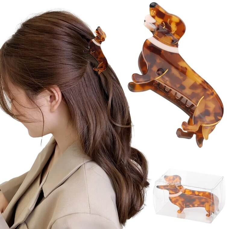 Dachshund Hair Clips - Perfect Gifts for Dog Lovers! - Don’t Miss the 10% Discount!