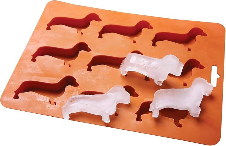 Dachshund Ice Molds - Add Playful Charm to Drinks & Desserts - Enjoy 20% Off!