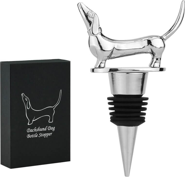 Dachshund Wine Stopper - Perfect Gift for Dog and Wine Lovers! - Don’t Miss the 7% Discount!