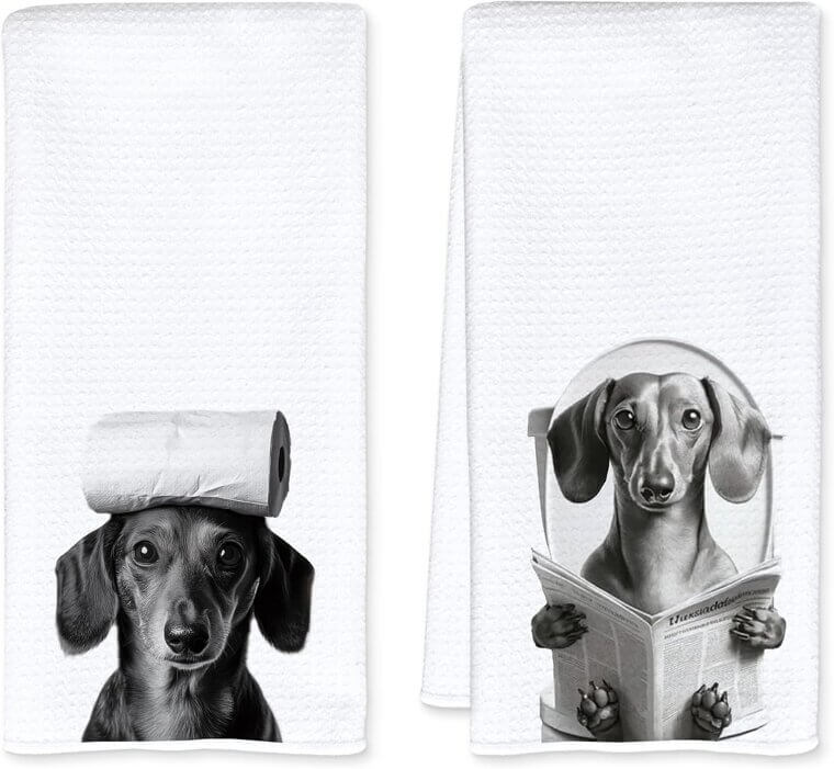 Dachshund Hand Towels - Perfect Gift for Dog Lovers! 