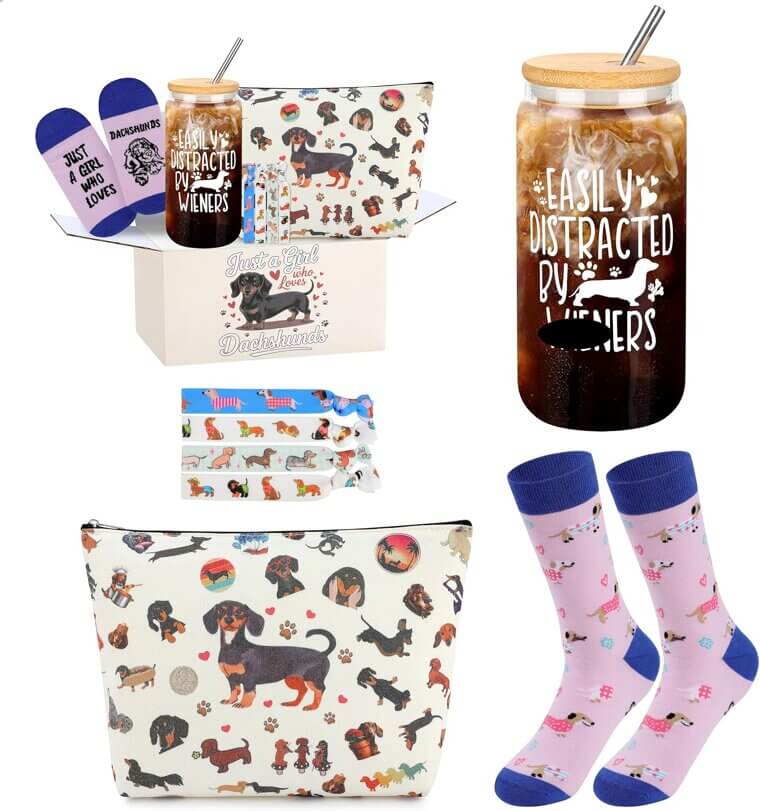 Dachshund Lover Gift Basket - Perfect for Dog Moms & Puppy Owners - Don’t Miss the 22% Discount!