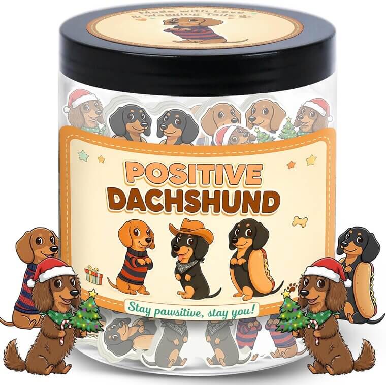 Dachshund Affirmation Jar - Perfect Gift for Dog Lovers! - 13% Off!