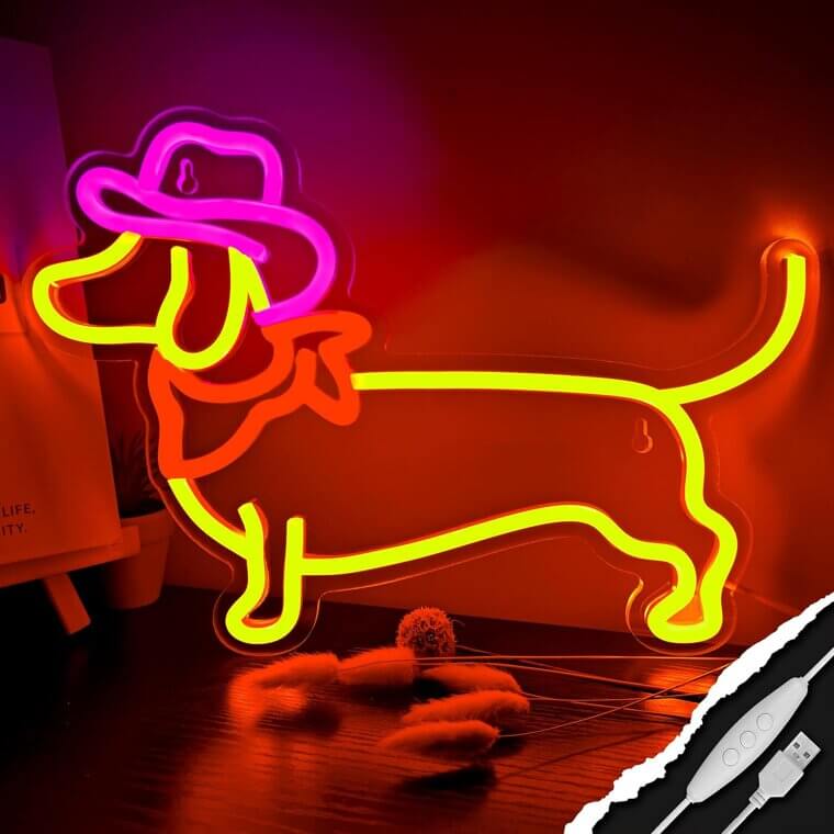 Dachshund Neon Sign - Brighten Up Your Space! 