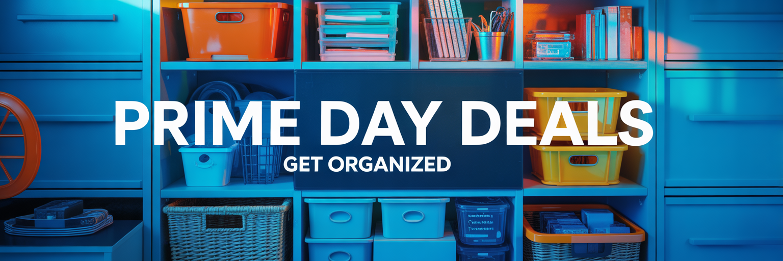 Keep Your House Organized With Prime Day Deals You Can't Miss!