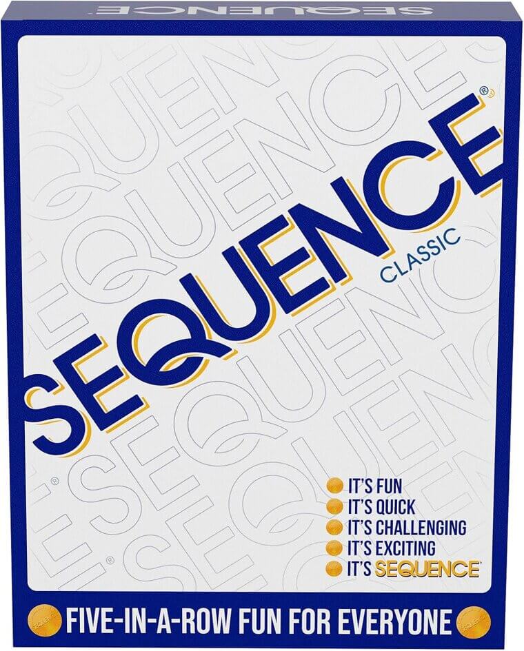 SEQUENCE Board Game - Fun Strategy for All Ages - 28% Off!