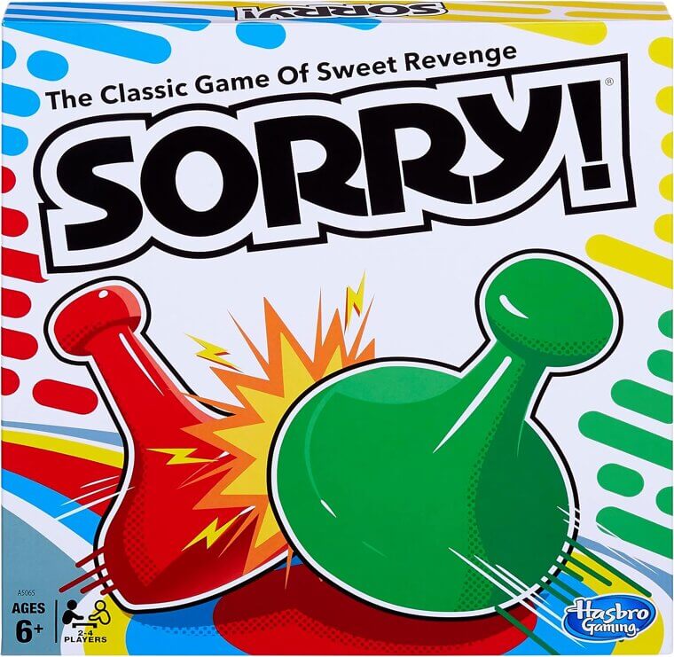 Sorry! Board Game - Fun Family Game for Kids Ages 6+ - Now 30% Off!
