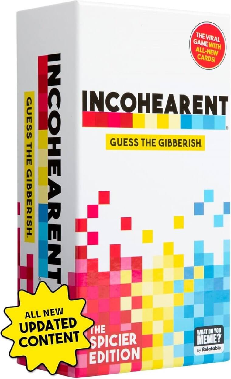 Incohearent Party Game - Hilarious Fun for Adults and Teens - Now 44% Off!