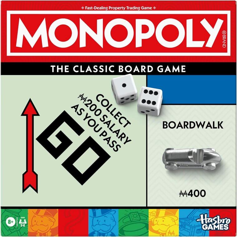 Monopoly Classic Game - Great Family Fun with Larger Tokens - Now 30% Off!