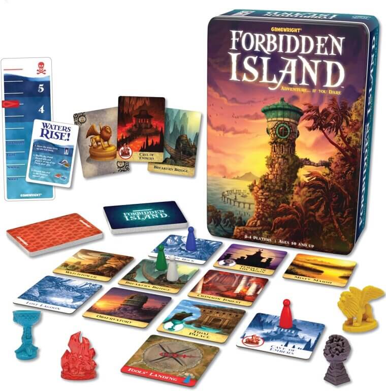 Forbidden Island Game - Thrilling Cooperative Adventure for 2-4 Players - 13% Off!