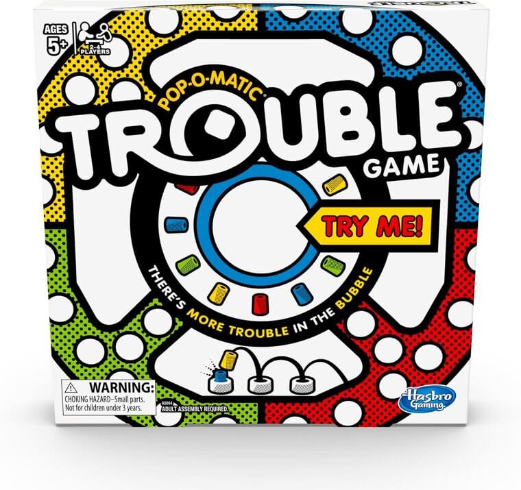 Trouble Board Game - Classic Fun for Kids & Family 