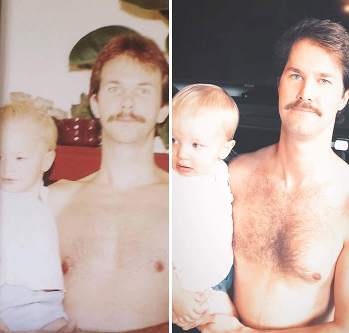 The Mustaches Are Passed Down From Generation To Generation