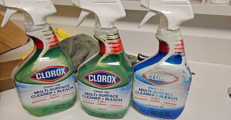Bleach and Rubbing Alcohol