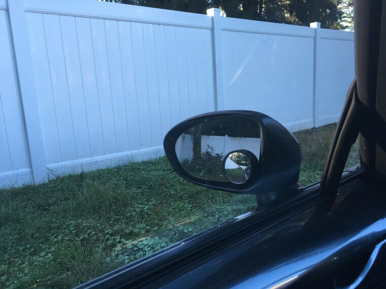 Not Adjusting Mirrors Properly