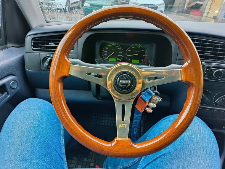 Holding the Steering Wheel Incorrectly