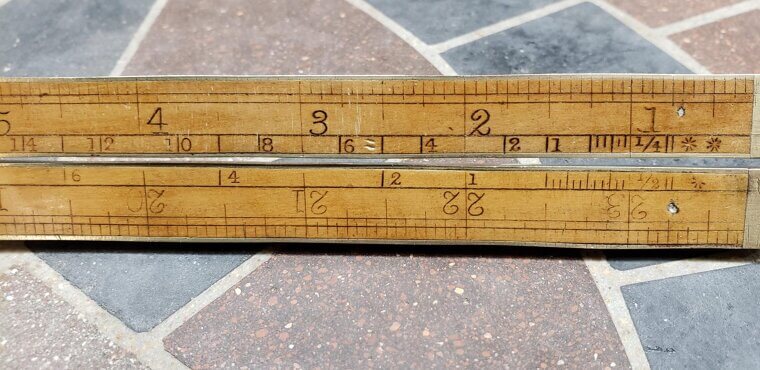 Old Folding Rules From the Workshop