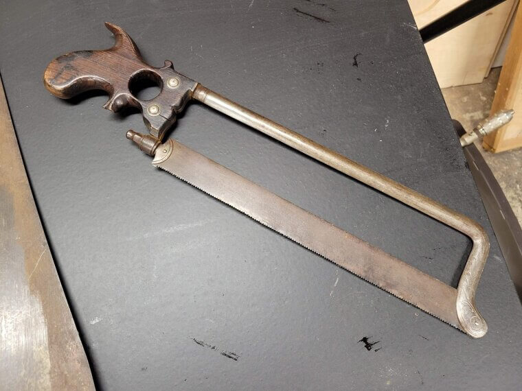 Vintage Hack Saws With Tubular Frames