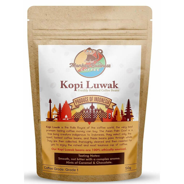 Monkey Business Kopi Luwak - Premium Indonesian Coffee Experience