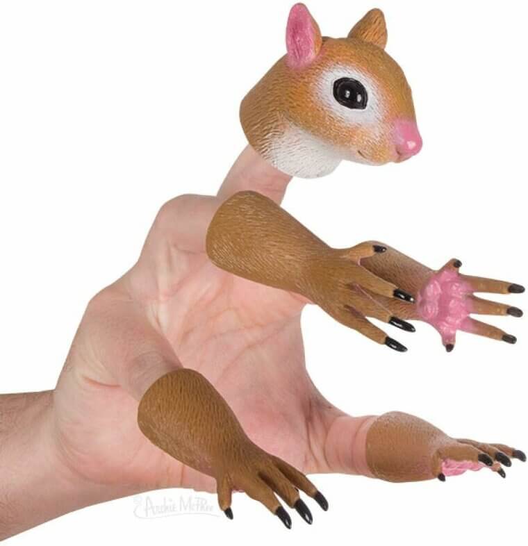 Handi Squirrel Puppets - Transform Your Hand into a Squirrel!