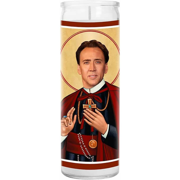 Cage Celebrity Candle - Handmade Soy Wax Votive Gift