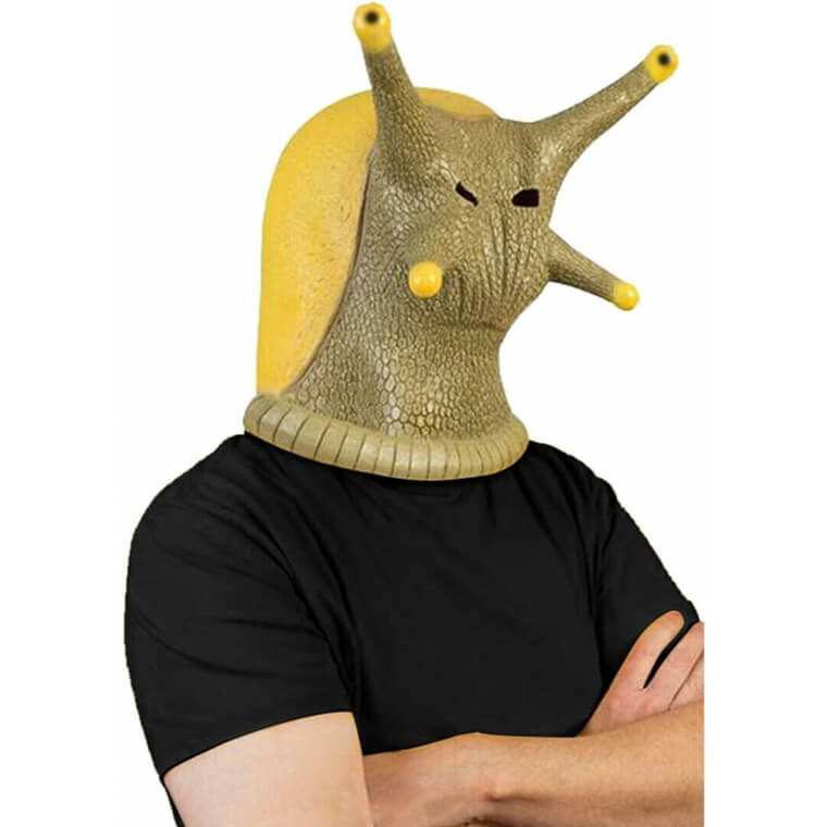 Snail Latex Head Mask for Halloween Fun -