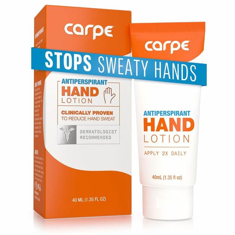 Carpe Hand Lotion - Stop Sweat, Feel Confident