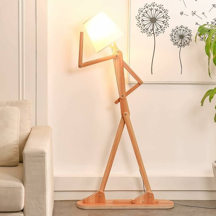 Farmhouse Floor Lamp - Perfect for Cozy Corners and Reading Nooks