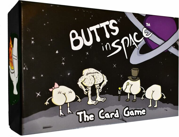 Butts in Space: Fun Family Card Game for All Ages