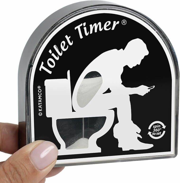 Toilet Timer Classic - Hilarious Gift for Men and Dads