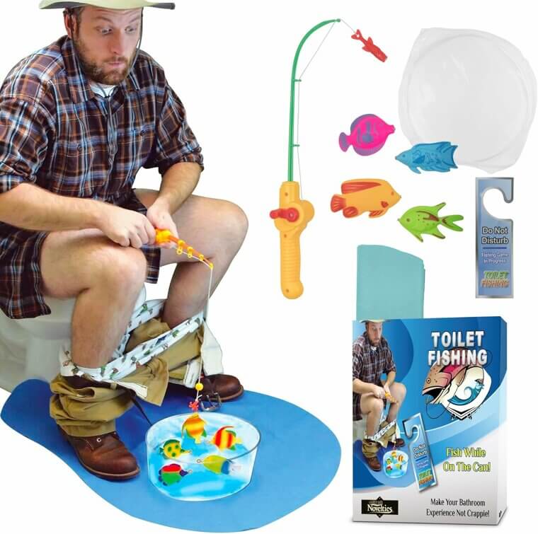 Potty Fishing Game - Hilarious Bathroom Fun Awaits! - 20% Off!