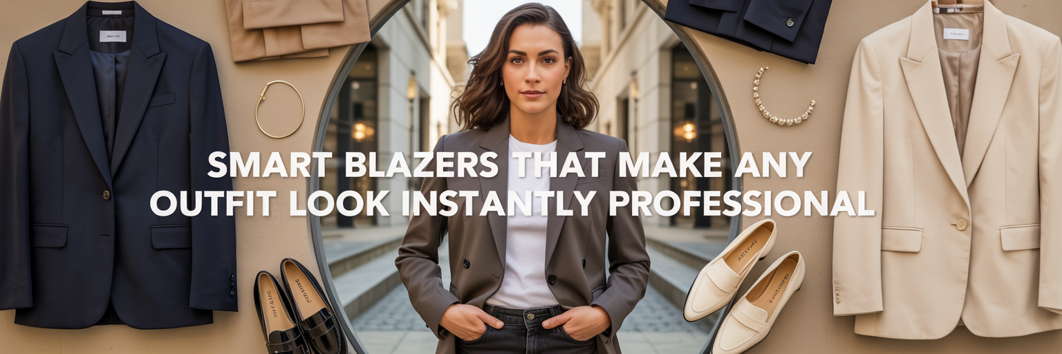 Smart Blazers That Make Any Outfit Look Instantly Professional