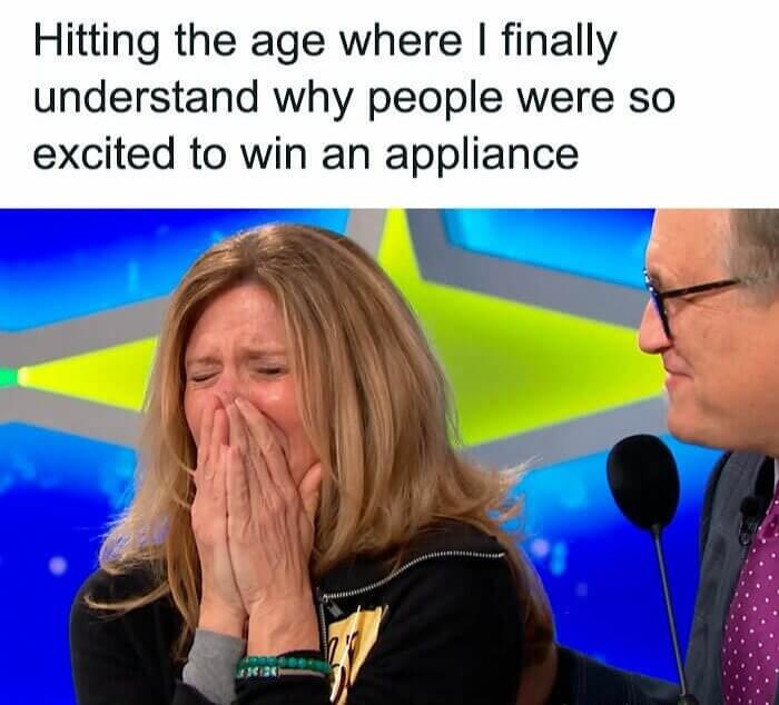 That Moment When Free Appliances Are Gold
