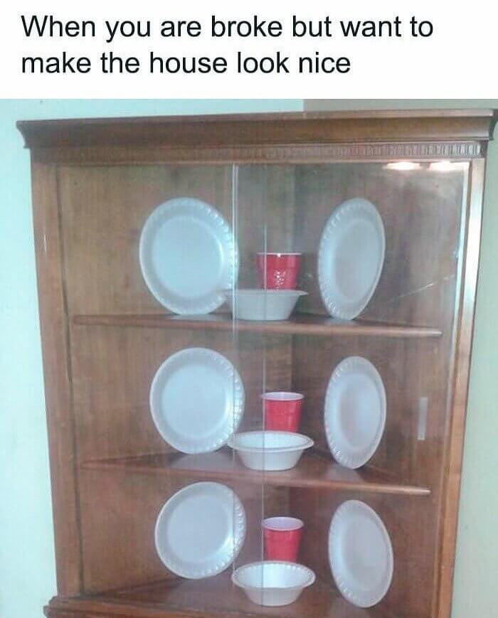 When Being Broke Is Also Fashionable